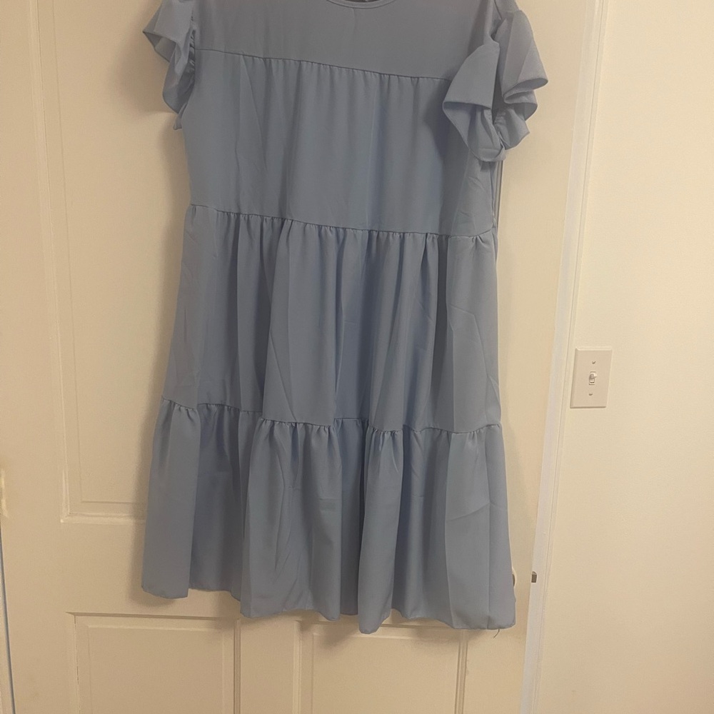 Charming Blue Womens Dress